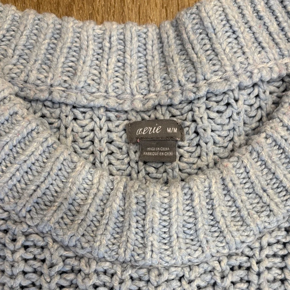 Women's aerie Blue Sweater - Picture 2 of 4